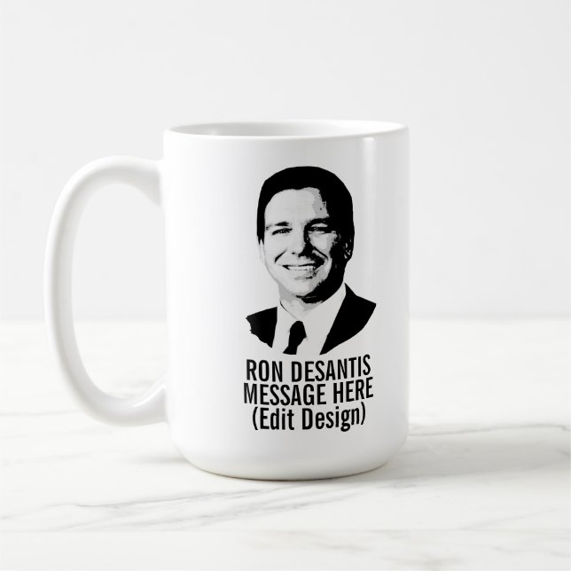 Ron Desantis-Personlig Kaffemugg (Vänster)