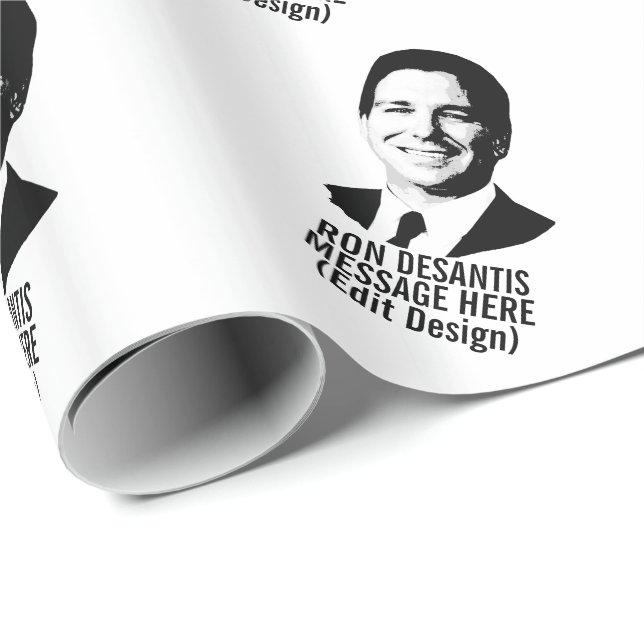 Ron Desantis-Personlig Presentpapper (Rullad Hörn)