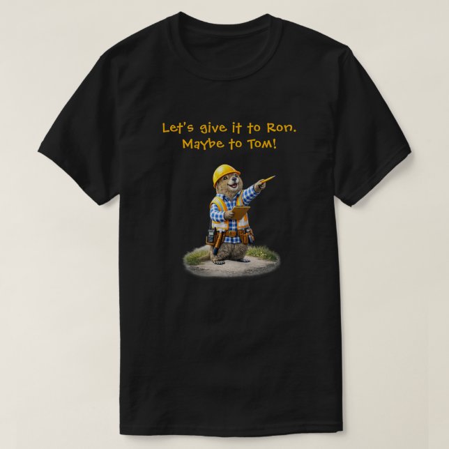 "Ron eller Tom" T Shirt (Design framsida)