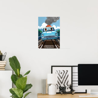 Ron & HARRY POTTER™ i flygbil till HOGWARTS™ Poster