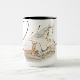Ron Hevener "Contessa and foal" Signature Mugg