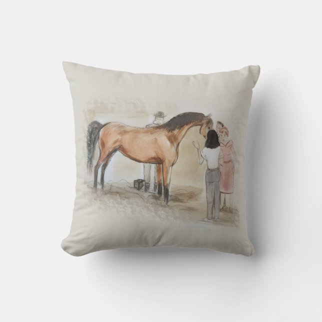 Ron Hevener "Fate of the Stallion" Kudde (Framsida)