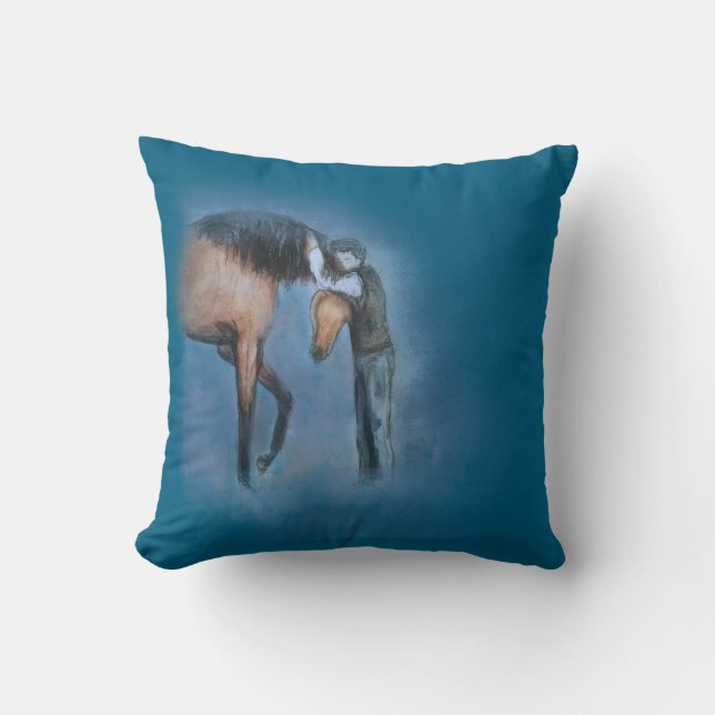 Ron Hevener "Fate of the Stallion" Kudde (Framsida)