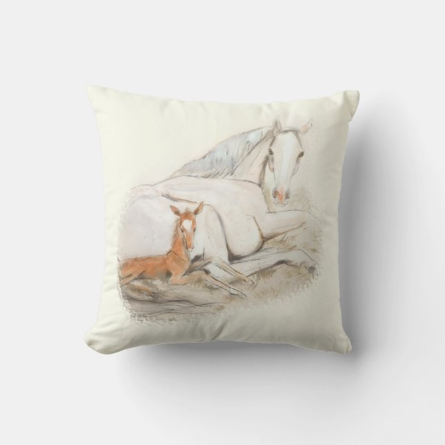 Ron Hevener ""Fate of the Stallion" Kudde (Framsida)