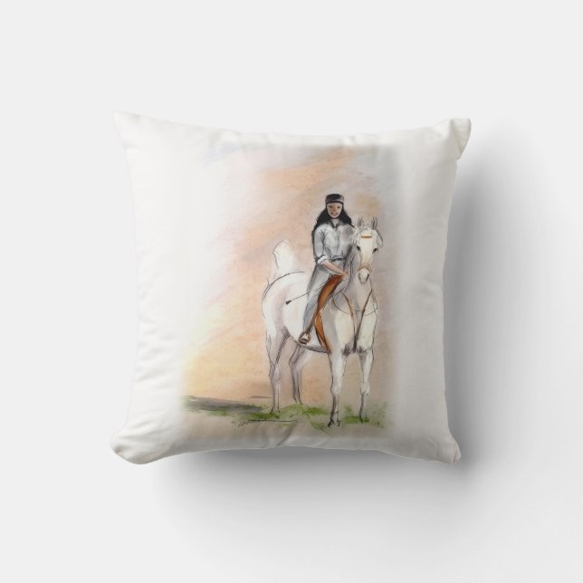 Ron Hevener "Fate of the Stallion" Kudde (Framsida)