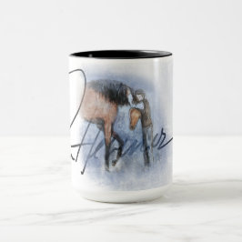Ron Hevener "Fate of the Stallion" Signatur Mugg