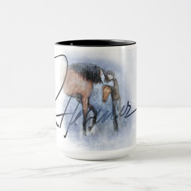 Ron Hevener "Fate of the Stallion" Signatur Mugg (Center)