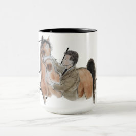 Ron Hevener "Fate of the Stallion" Signature Mugg