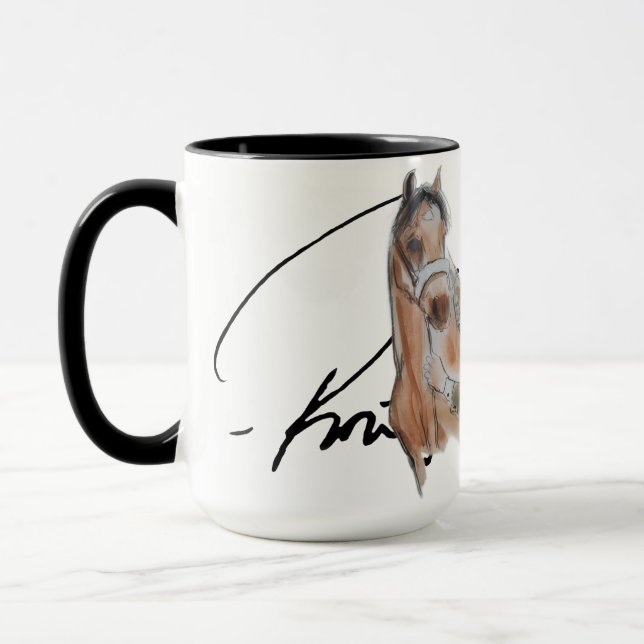 Ron Hevener "Fate of the Stallion" Signature Mugg (Vänster)