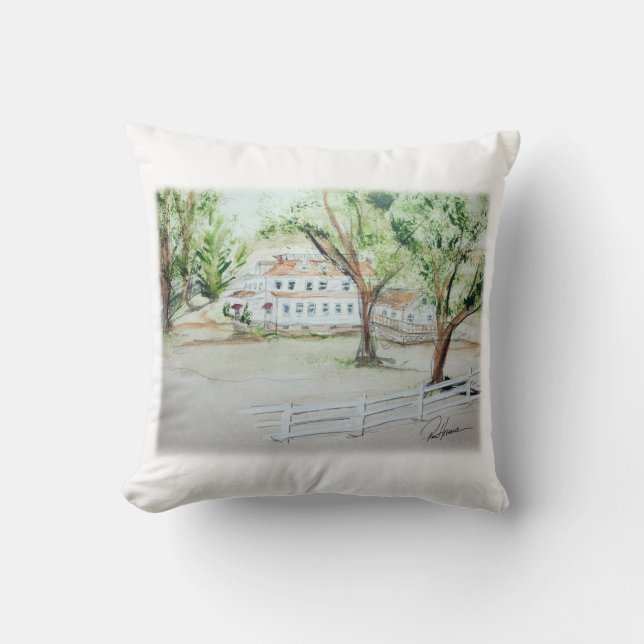 Ron Hevener "Fate of the Stallion "Throw Pillow Kudde (Framsida)