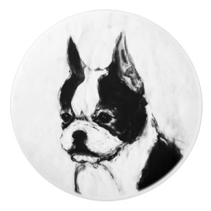 Ron Hevener Touch av klass Boston Terrier Knopp