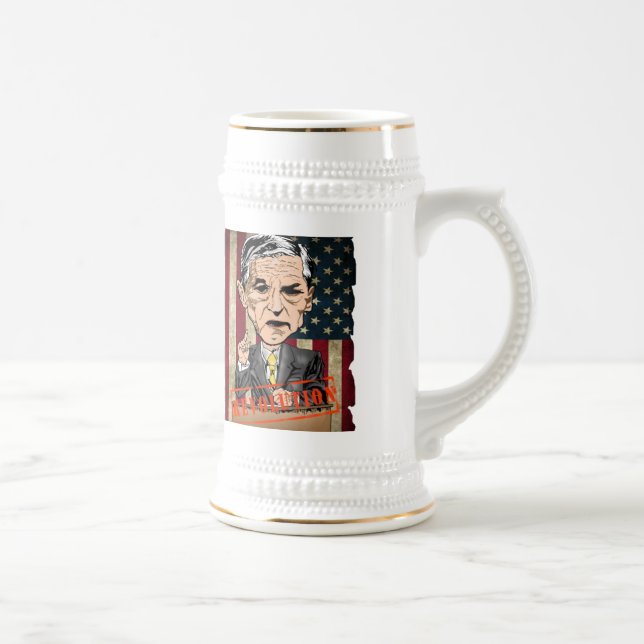RON PAUL 18 0UNCE BEER STEIN SEJDEL (Höger)