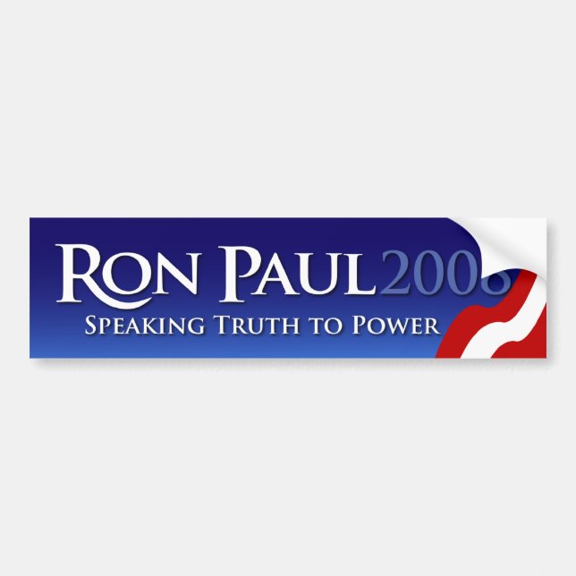Ron Paul 2008 Bildskärmsticker Bildekal (Framsidan)