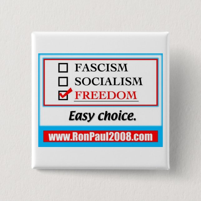 Ron Paul 2008 Knapp (Framsida)