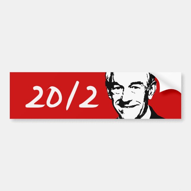 Ron Paul 2012 Bildekal (Framsidan)