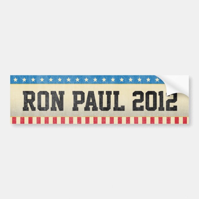 Ron Paul 2012 Bildekal (Framsidan)