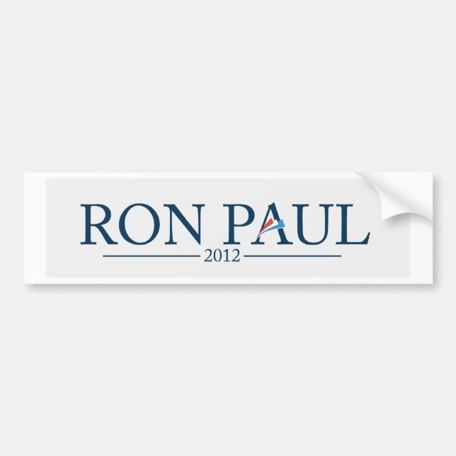 Ron Paul 2012 Bildekal (Framsidan)