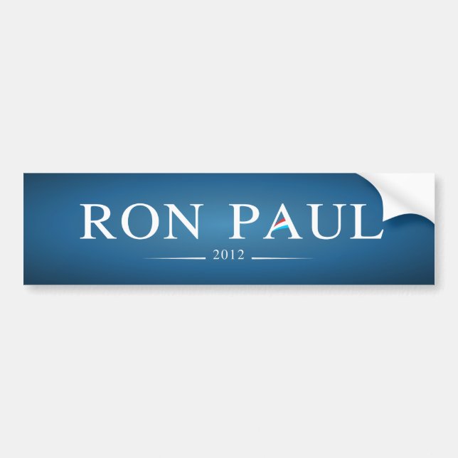 Ron Paul 2012 Bildekal (Framsidan)