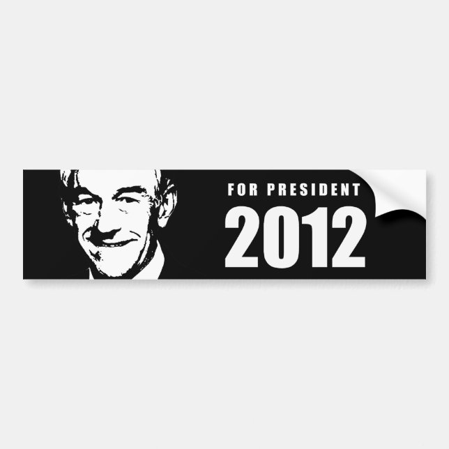 Ron Paul 2012 Bildekal (Framsidan)
