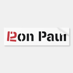 Ron Paul 2012 Bildstöten Bildekal