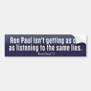 Ron Paul 2012 Bildstöten Bildekal