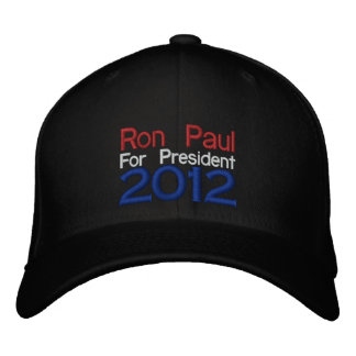 Ron Paul 2012 Embroiderade Hat Broderad Keps