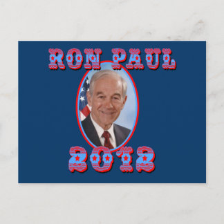 Ron Paul 2012 för president USA Vykort