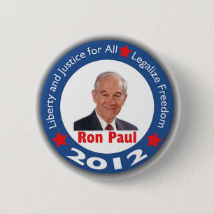 Ron Paul 2012: Frihet & rättvisa för alla! Knapp