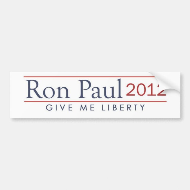 ron_paul_2012_give_me_liberty bildekal (Framsidan)