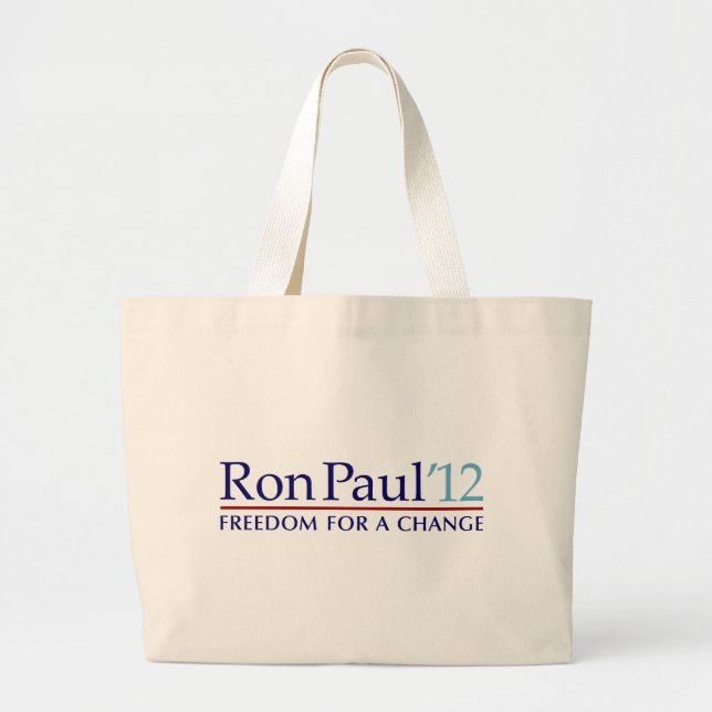 Ron Paul 2012 Jumbo Tygkasse (Framsidan)