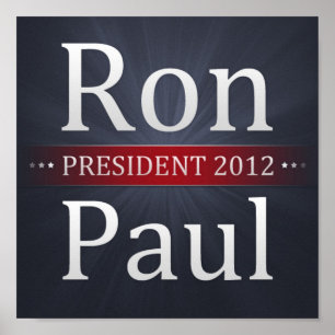 Ron Paul 2012 Kampanj Poster