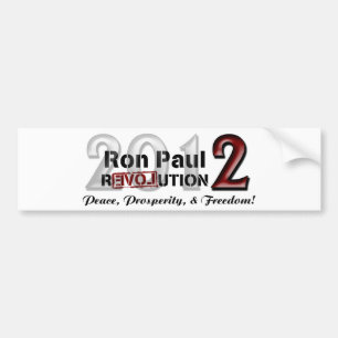 Ron Paul 2012 kampanjbildekal Bildekal