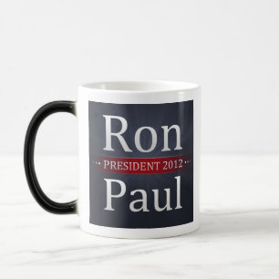 Ron Paul 2012 kampanjkaffe/Teakopp Magisk Mugg