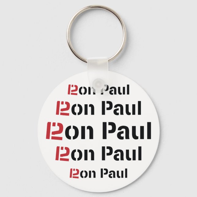 Ron Paul 2012 Keychain Nyckelring (Framsida)