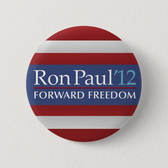 Ron Paul 2012 knäppas Knapp (Framsida)