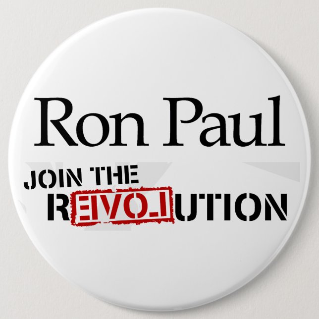 Ron Paul 2012 knäppas Knapp (Framsida)