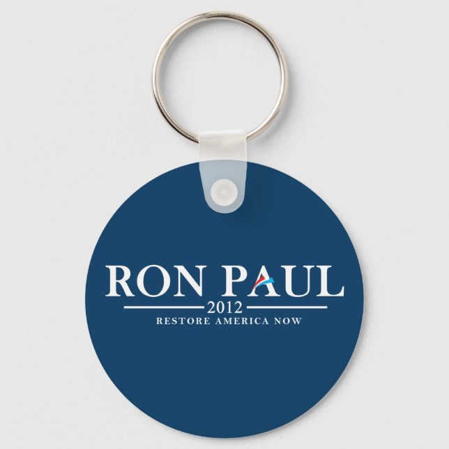 Ron Paul 2012 - Restore America Now Nyckel-Chains Nyckelring (Framsida)