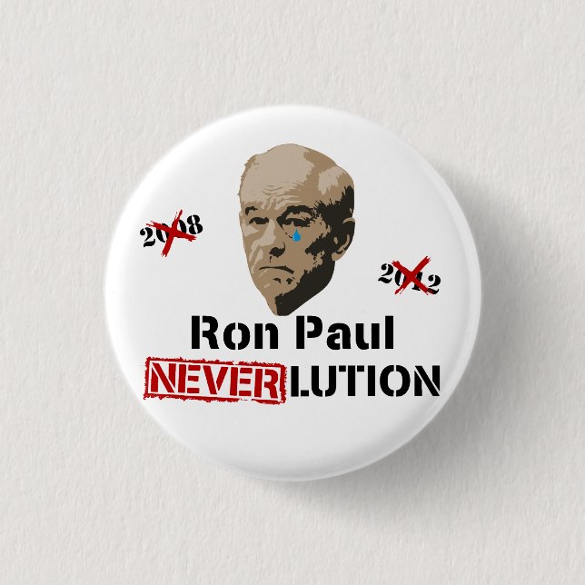 Ron Paul 2012 revolution Neverlution Knapp (Framsida)