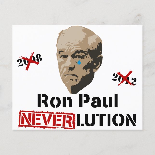 Ron Paul 2012 Revolution Nonlution Flygblad (Framsidan)
