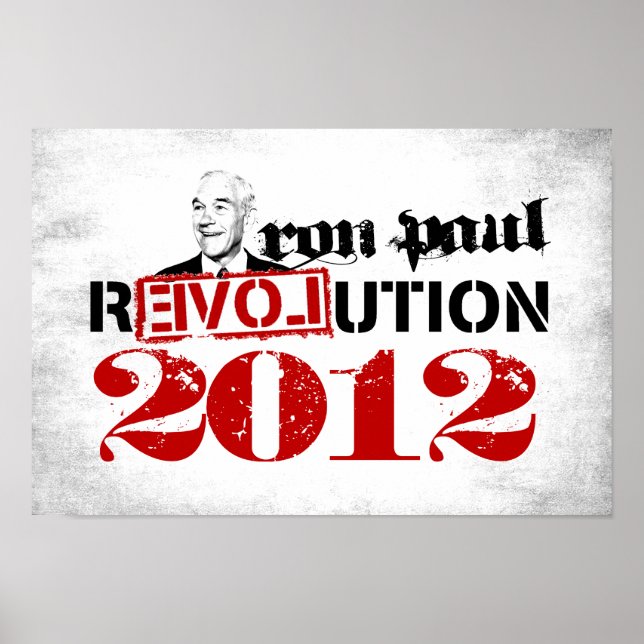 Ron Paul 2012 Revolution Poster (Framsidan)