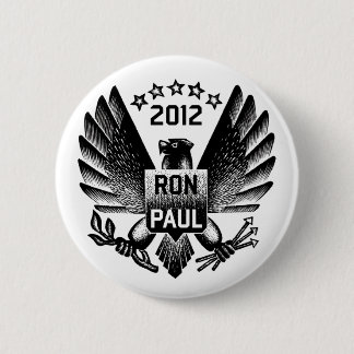 Ron Paul 2012 svart örn Knapp
