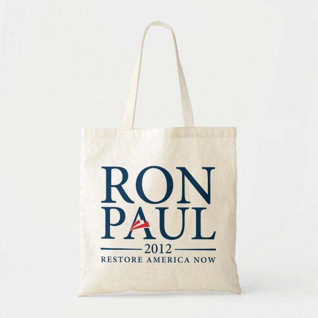 Ron Paul 2012 toto Tygkasse (Framsidan)