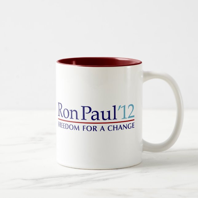 Ron Paul 2012 Två-Tonad Mugg (Höger)