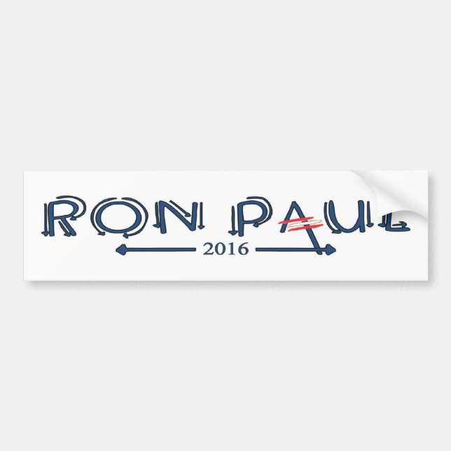 Ron Paul 2016 - Bildekal (Framsidan)