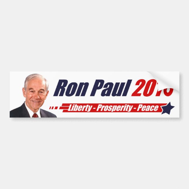 Ron Paul 2016 Bildekal (Framsidan)