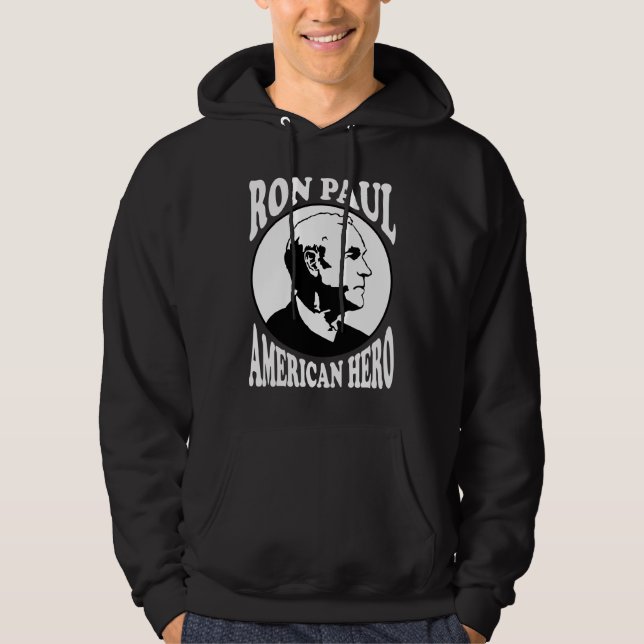 Ron Paul amerikanhjälte Hoodie (Framsida)