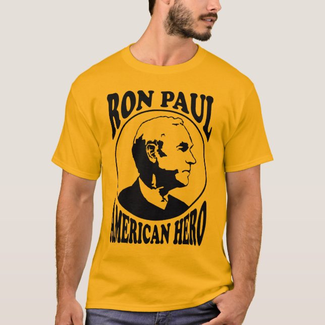 Ron Paul amerikanhjälte T-shirt (Framsida)