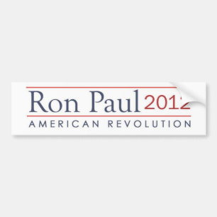 Ron Paul amerikanrevolution 2012 Bildekal