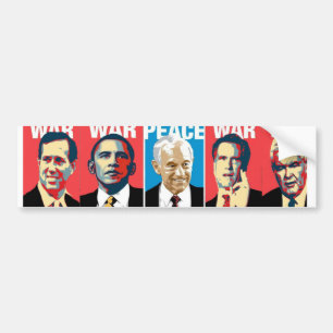 Ron Paul Anti-Krig bildekal