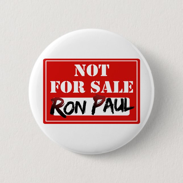 Ron Paul är INTE TILL SALU!!! Knapp (Framsida)